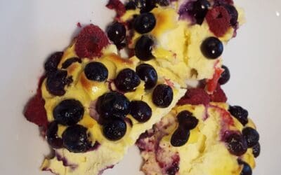 Topfenauflauf mit Beeren