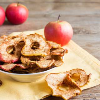 Apfel Zimt Chips Zucker reduzieren