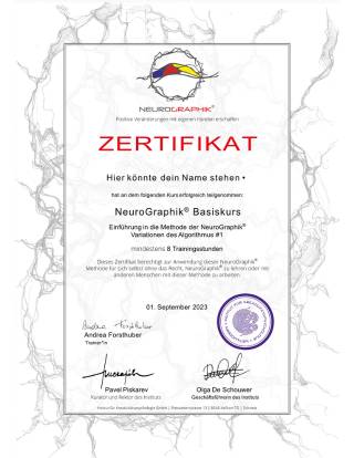 Neurographik Basiskurs Zertifikat