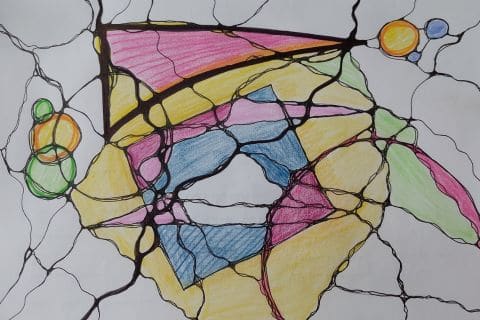 Neurographik Zeichnung - Veränderung Neurographik Zeichnung - Veränderung